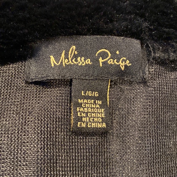 Melissa Paige fuzzy jacket size L - Picture 3 of 5